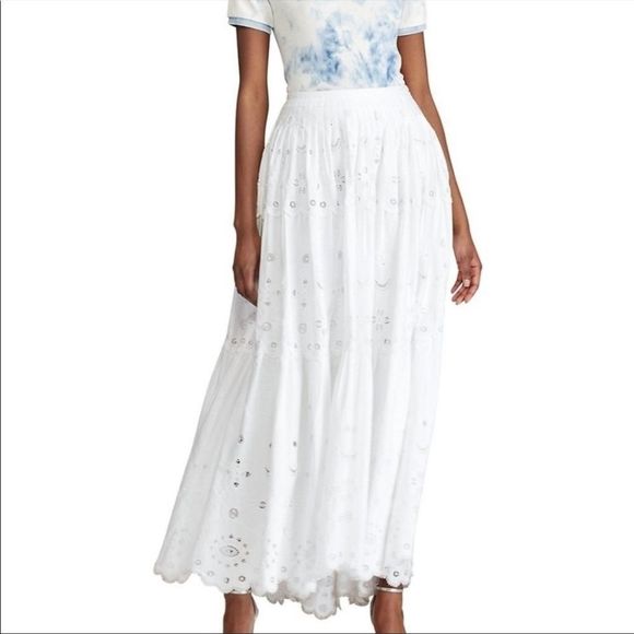 Polo Ralph Lauren Dresses & Skirts - POLO RALPH LAUREN TIERED EYELET MAXI SKIRT